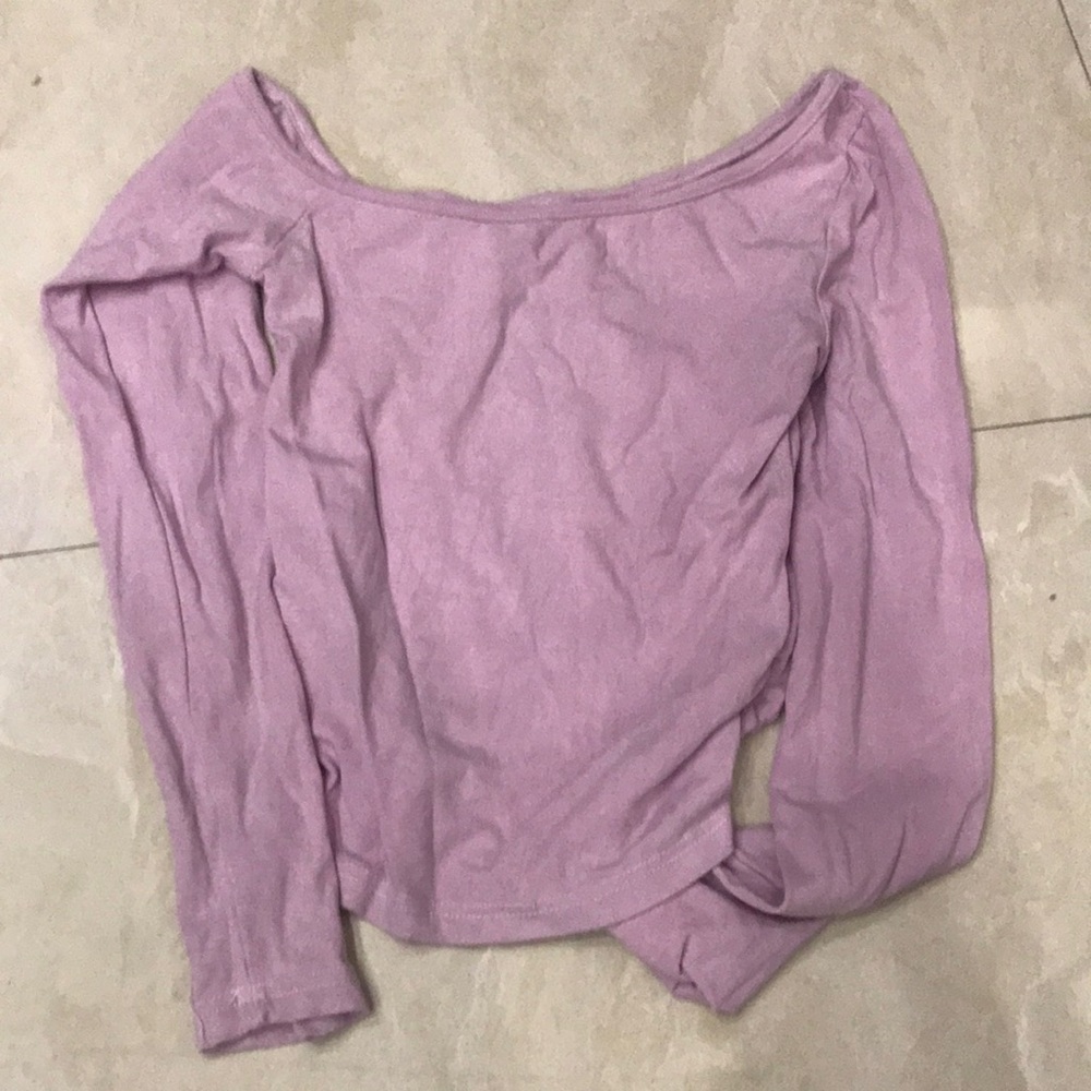 Lavender Long Sleeve Women's Top